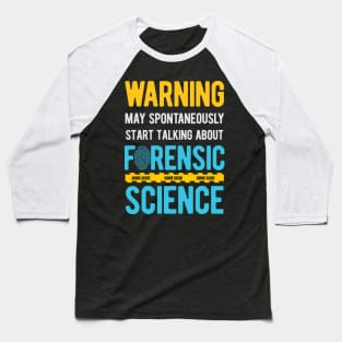 Forensic Science Funny Gifts Baseball T-Shirt